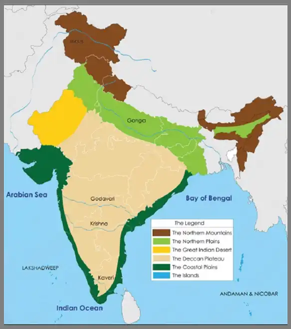 Physiographic Division of India