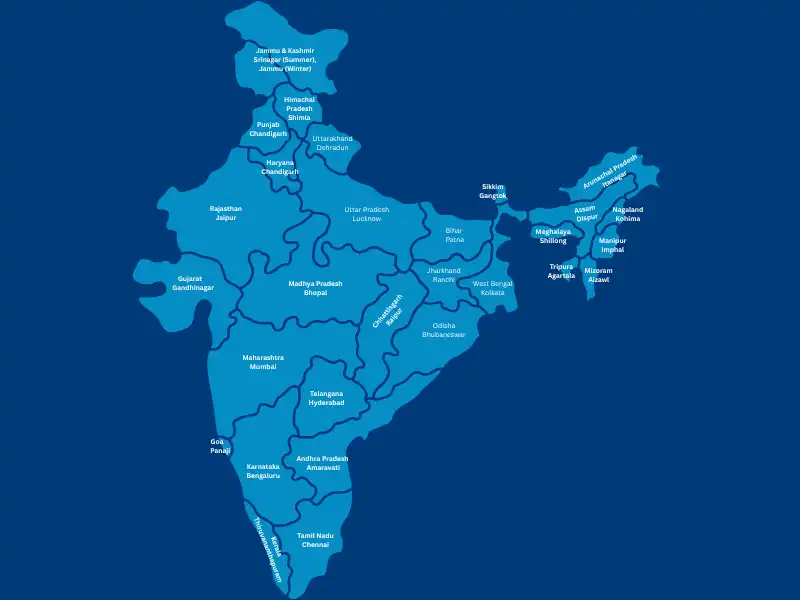 list of 29 states of india