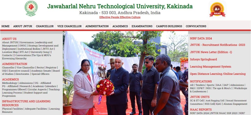 Jawaharlal Nehru Technological University, Kakinada