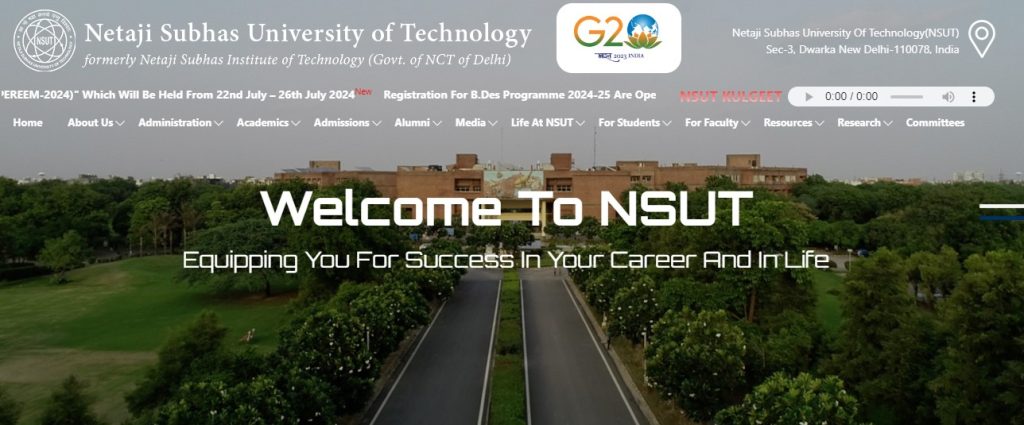 Netaji Subhas University of Technology, New Delhi