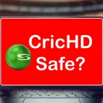 "Crichd live cricket streaming interface on laptop and mobile screen with HD match in progress"