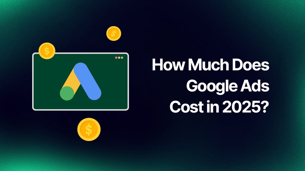 Chart showing average Google Ads cost by industry in 2025