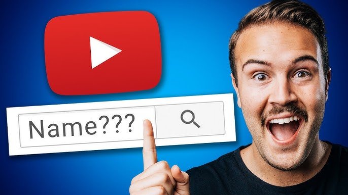 YouTube name generator concept for unique channel names 2025.