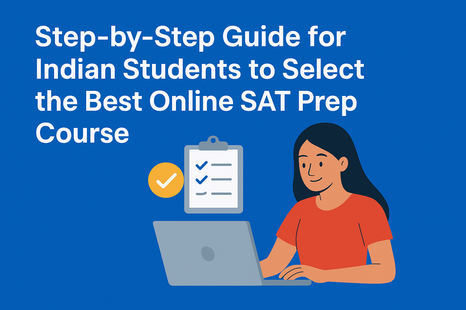 Step-by-Step Guide for Indian Students to Select the Best Online SAT Prep Course