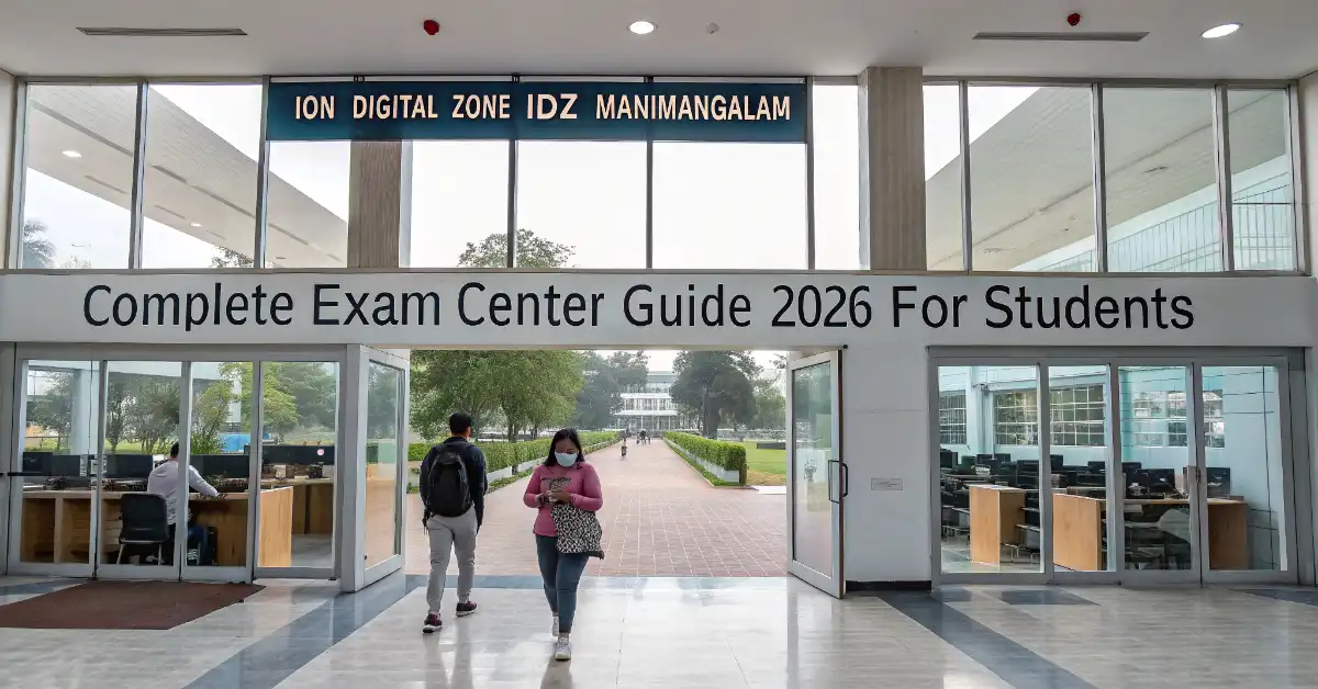 Ion Digital Zone IDZ Manimangalam Complete Exam Center Guide 2026