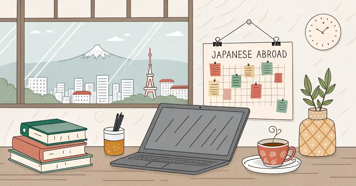 Japanisch Lernen Arbeitsplatz Styling Auslandstudium Hautpflege Tips