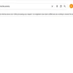 Google Server Error April 2026